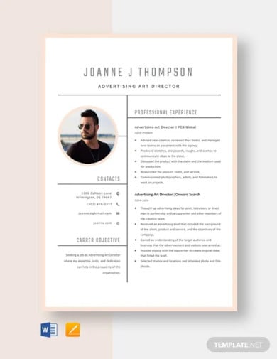 advertising-art-director-resume-template