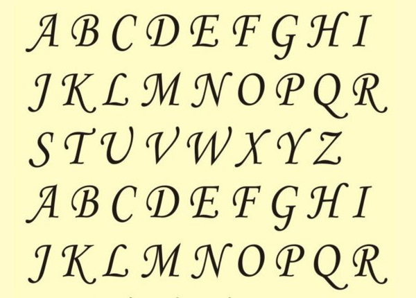 alphabet stencil 012 a z letters