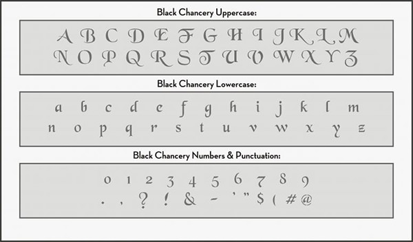 black-chancery-font-alphabet-stencil