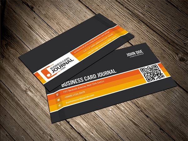 bold business card template with carbon fiber background