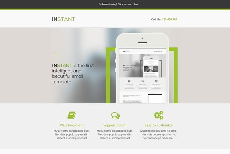 business responsive email template