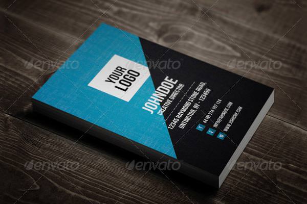 clean coporate business card