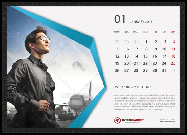 corporate desk calendar 2015 v0