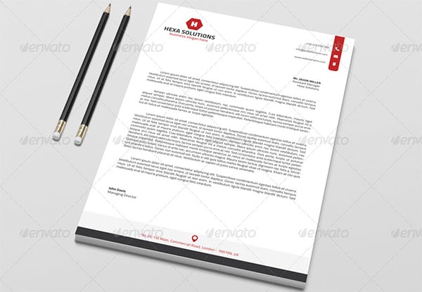 corporate letterhead with ms word
