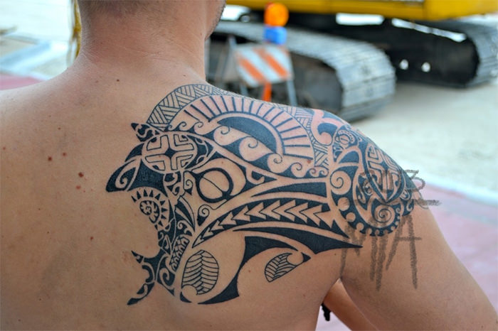custom maori tattoo design