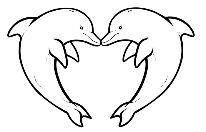 Dolphin Template - Animal Templates