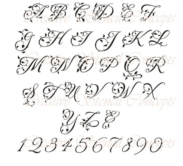 fleur-de-leah-alphabet-stencil-set