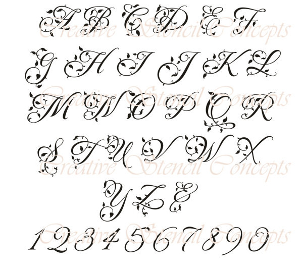 43+ Best Alphabet Stencils