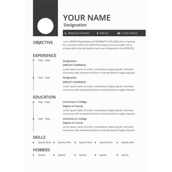 46+ Download Resume Templates - PDF, DOC