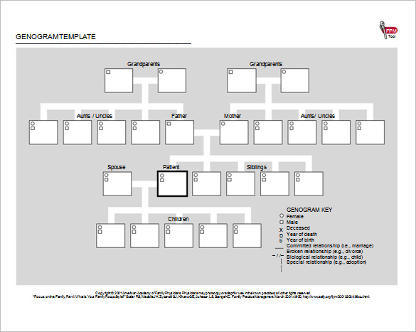 47+ Genogram Templates in PDF | MS Word | Apple Pages | Google Docs