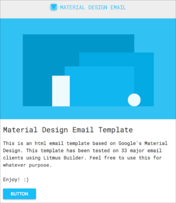 free html email template design