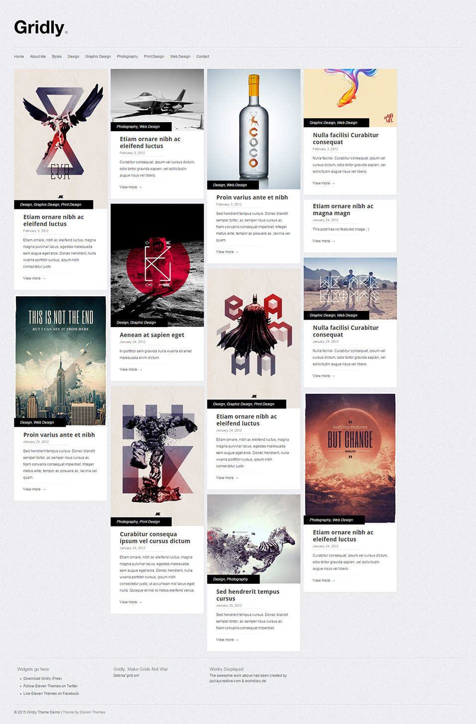 free wordpress themes for graphic artists