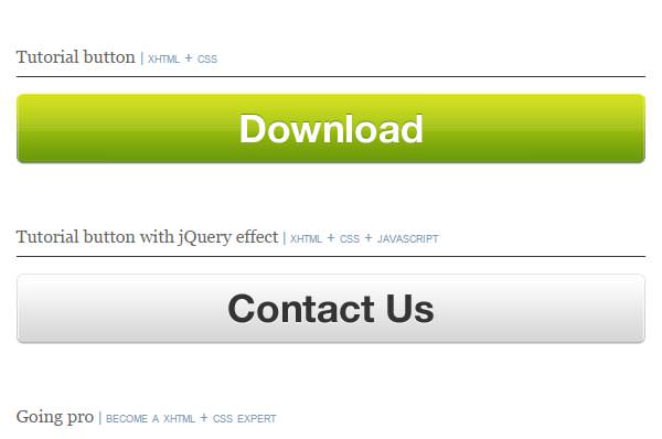 how to create jquery button animations