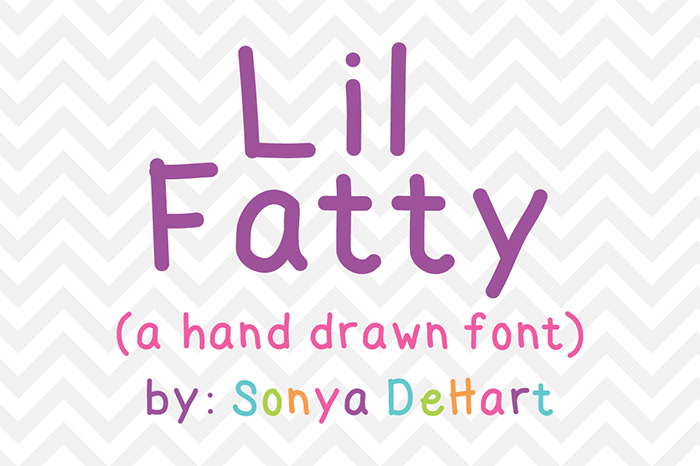 lil-fatty-a-hand-drawn-font