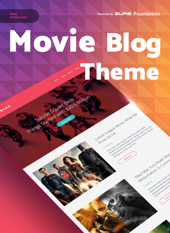 movie critic cinema blogger theme template