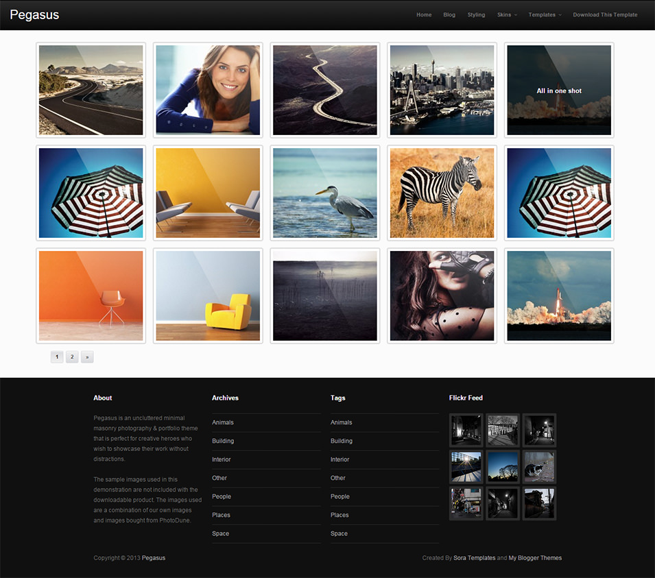 29+ Best Gallery Style Blog Templates & Themes