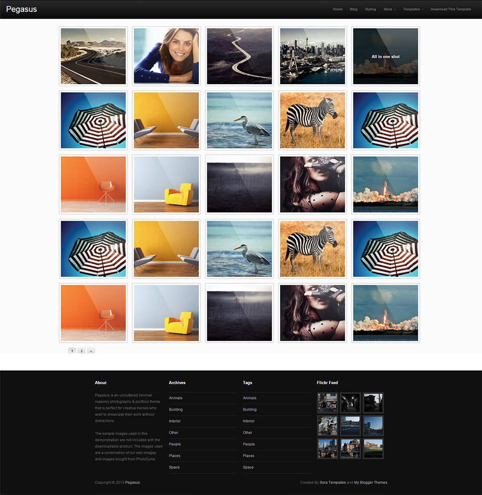 29+ Best Gallery Style Blog Templates & Themes