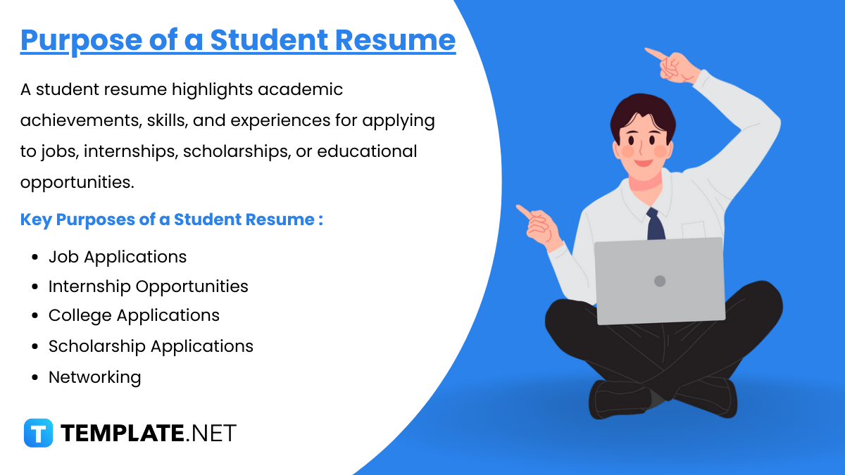 purpose of a student resume