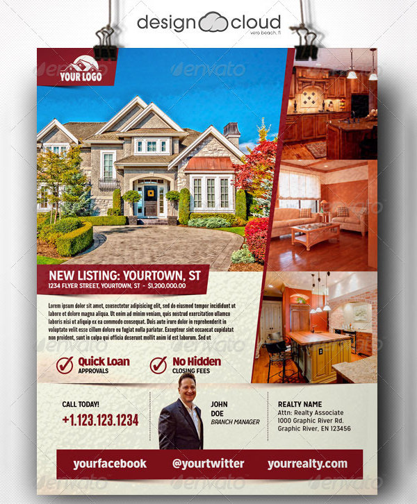 free real estate flyer templates microsoft word