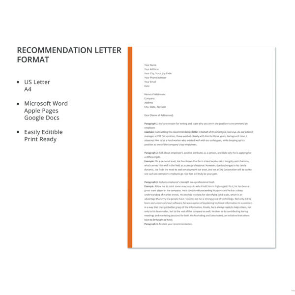 25+ Letter Templates - PDF, DOC, Excel