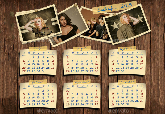 35+ Best Photo Calendar Templates & 2023 Designs