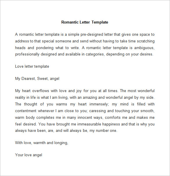 56+ Love Letter Templates - PDF, DOC