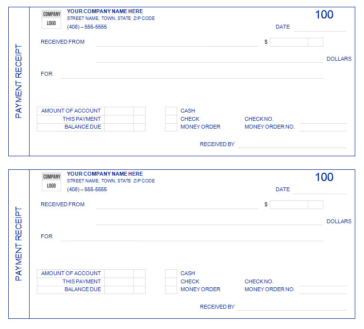 40 payment receipt templates doc pdf free premium