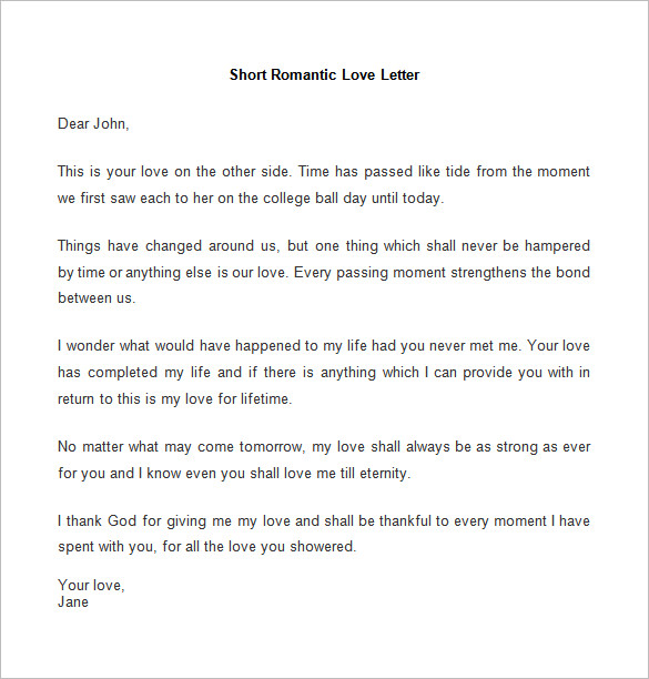 55+ Love Letter Templates PDF, DOC Free & Premium Templates