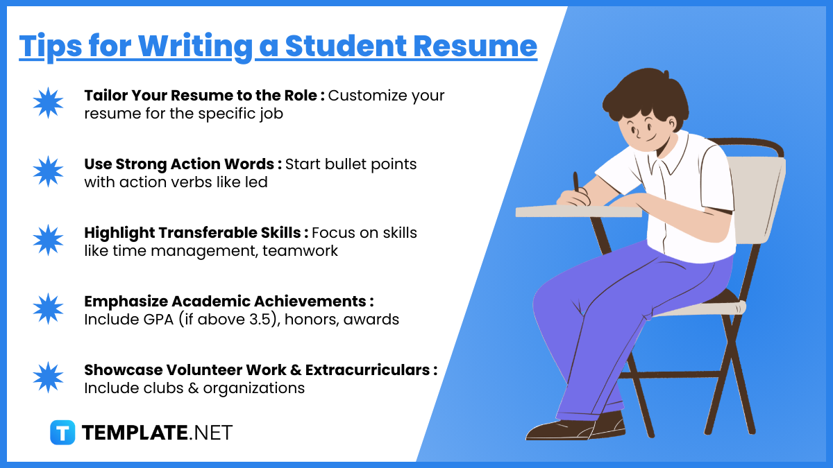 tips for writing a student resume