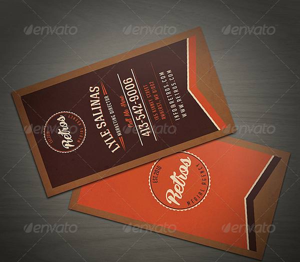 22+ Best Vintage Business Card Templates AI, Ms Word, InDesign