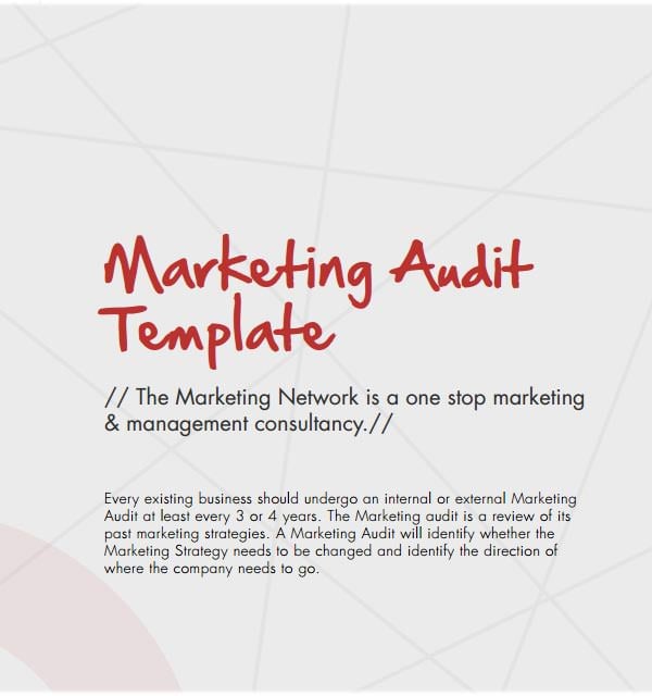 marketing audit assignment pdf