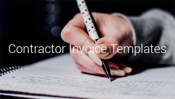 contractor invoice templates