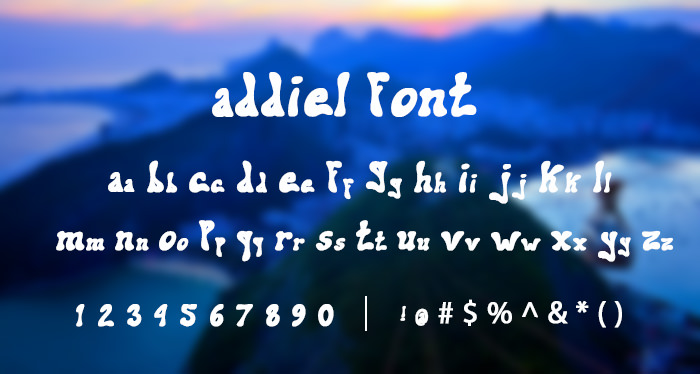 Addiel Funky Font