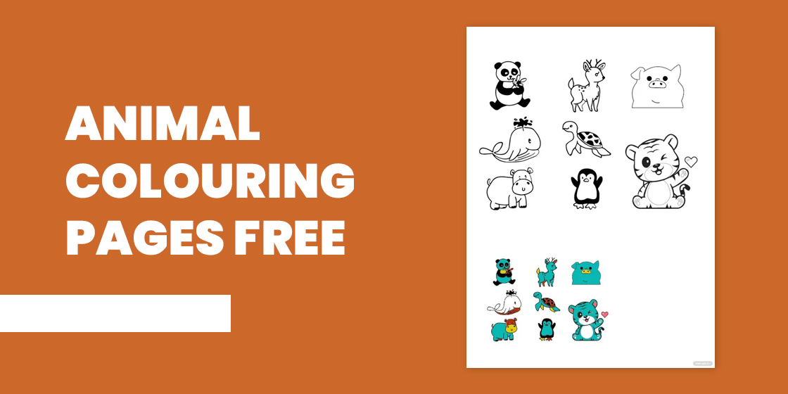 ugentlig med uret Bunke af 83+ Animal Colouring Pages Free Download & Print!