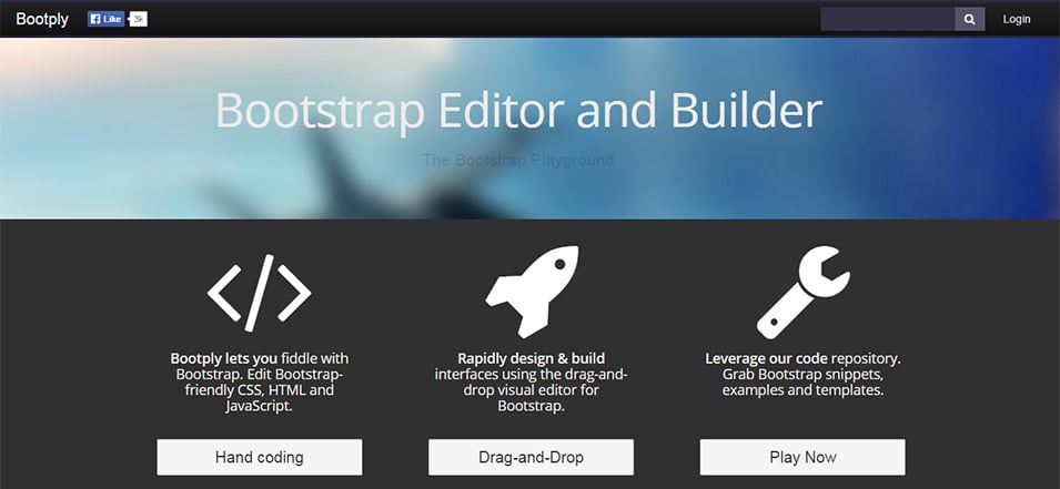 bootstrap editor and playground for javascript css html5 and jquery