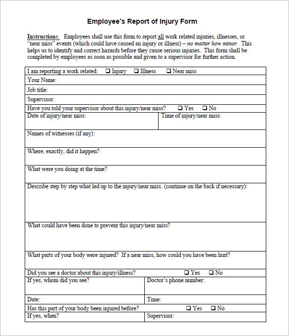 critical incident report template