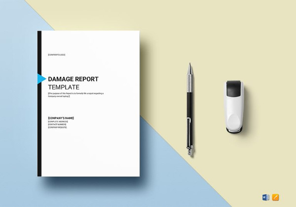 damage report template in ipages
