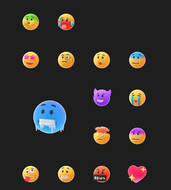 emoji ios font template