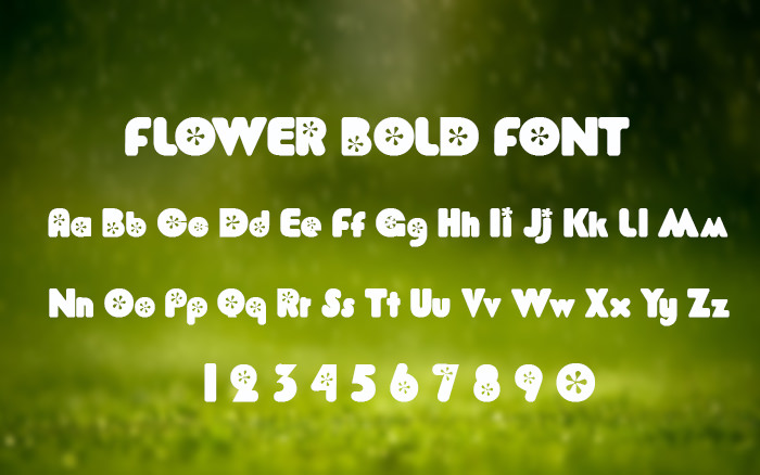 Flower Bold Font