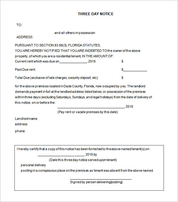 38+ Eviction Notice Templates PDF, Google Docs, MS Word, Apple Pages
