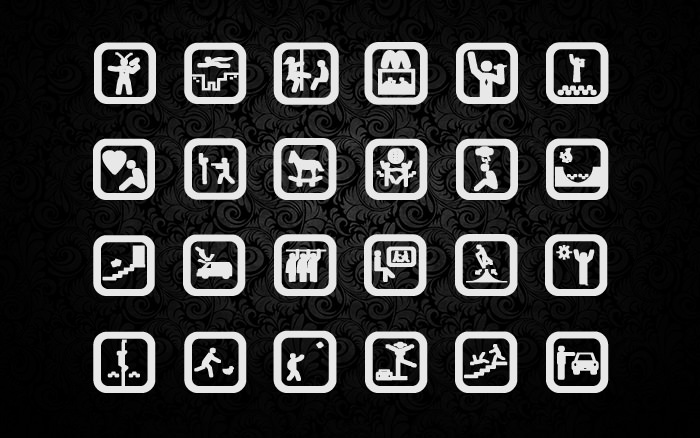 funny icon font