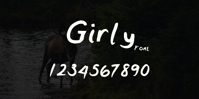 girly font