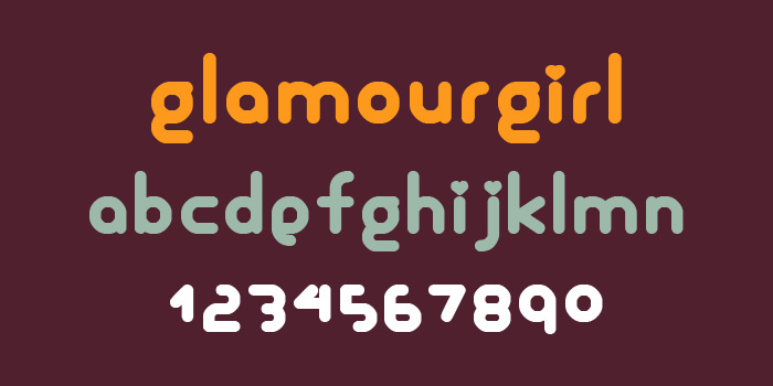 glamourgirl font