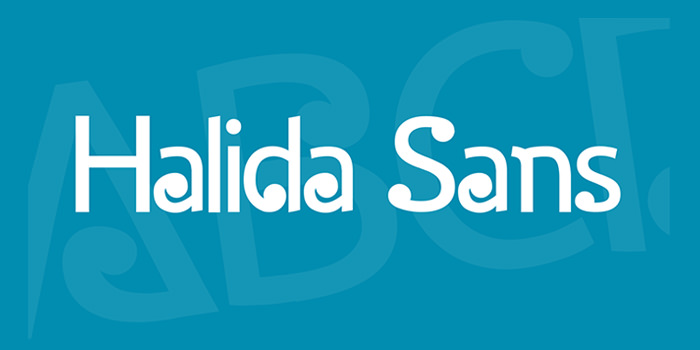 halida sans font