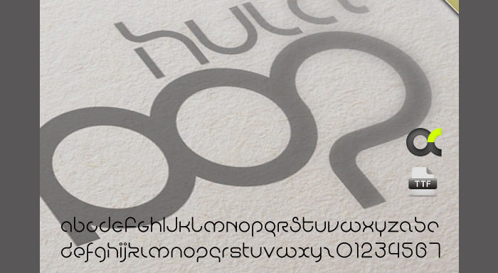 hulahoop truetype font