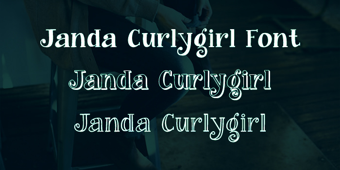 janda curlygirl font
