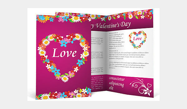 love brochure template