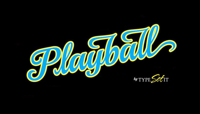 playball font