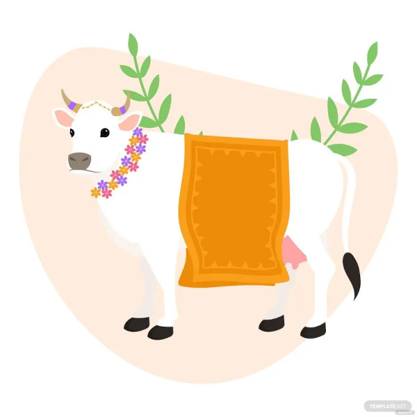 pongal cow template
