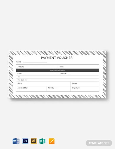 sample payment voucher template